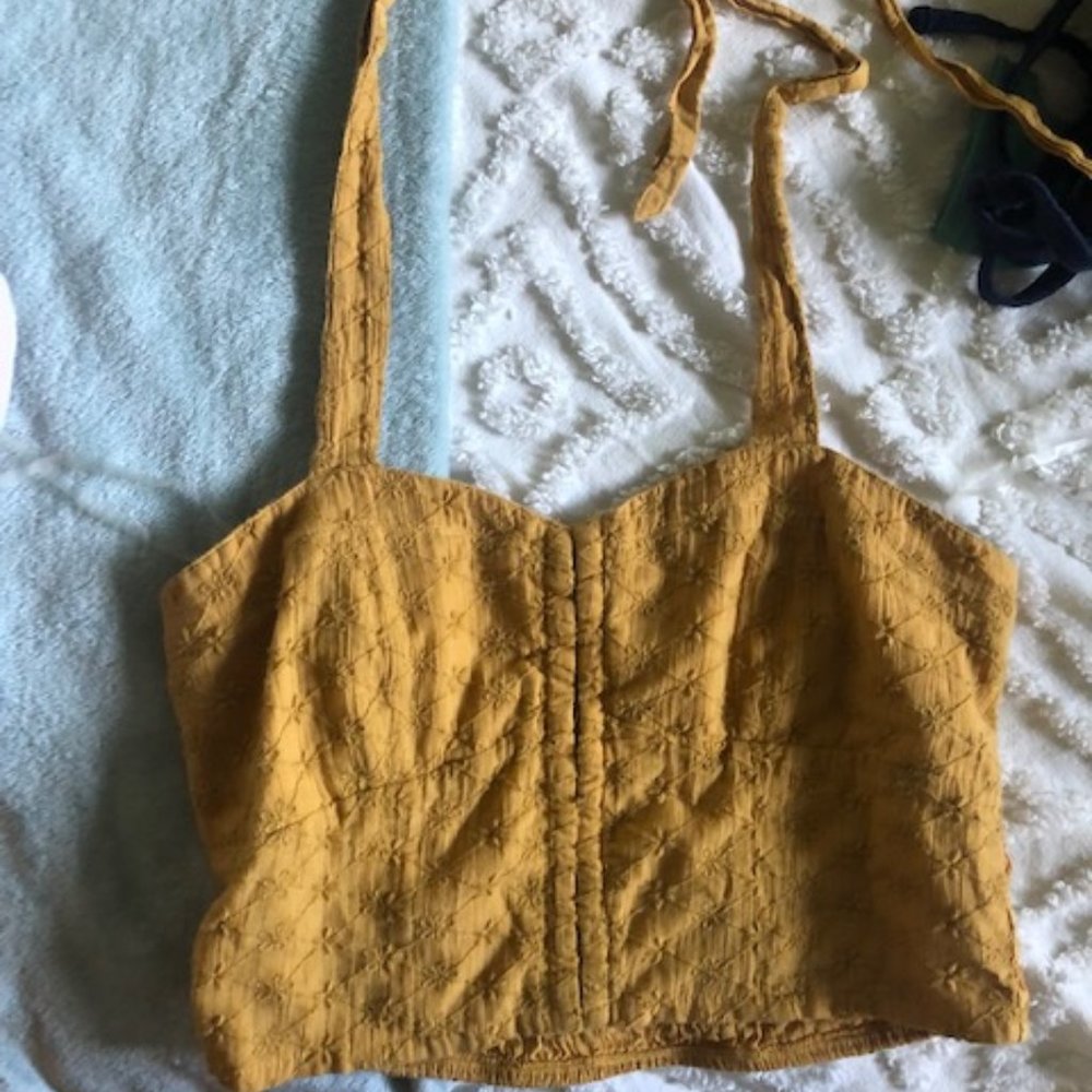 american eagle tie tank